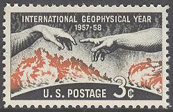 USA – M  727 Internationella Geofysiska året 1957/1958, 1 kpl **