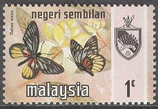 Negri Sembilan – M P   88 Fjärilar, märke **