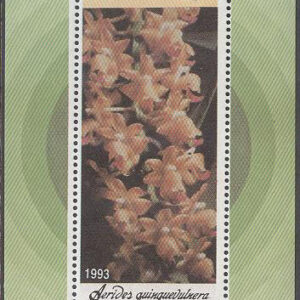Filippinerna – M BL  62 Blommor – Inhemska Orkidéer, Block **