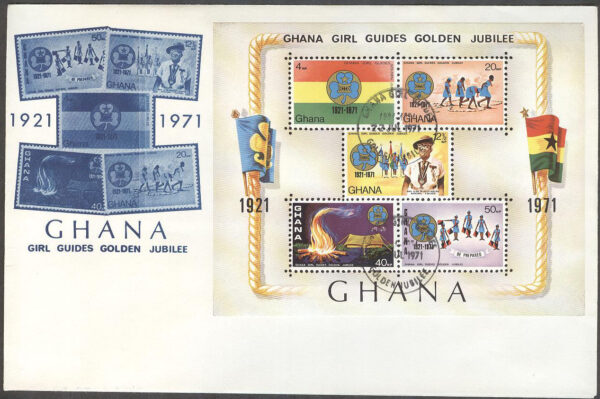 Ghana - Brev - 1971-07-22 - Scouting i Ghana 50 år, Block