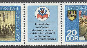 DDR – M 2426-2427 Nationell Ungdomsfestival 1979, 3-strip kpl **