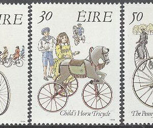 Irland – M  746-748 Historiska Cyklar bla Starley Rover 1886, serie 3 kpl **