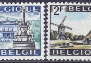 Belgien – M 1521-1522 Sevärdheter, 2 kpl **