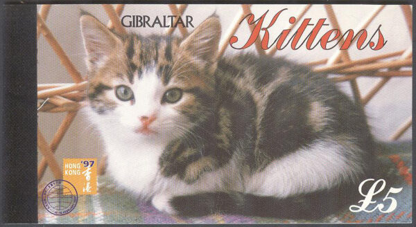 Gibraltar - M  787-792 Katter - Kattungar, 20 frimärken (5 st olika Block) i Häfte kpl **