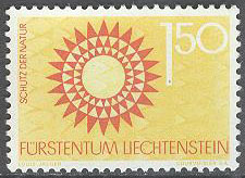 Liechtenstein – M  463 Naturskydd, märke **