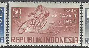 Indonesien – M  229-231 Cykel – Tour de Java, serie 3 kpl *