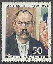 Berlin – M  509 Lovis Corinth död i 50 år – Konstnär, 1 kpl