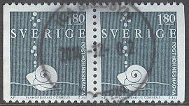 F 1263 BB Posthornssnäcka 2014-12-02 Ica Bredbyn Prakt men sen avstämpling