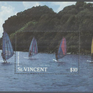 St. Vincent – M BL  57 Turism – Vindsurfing, Block **