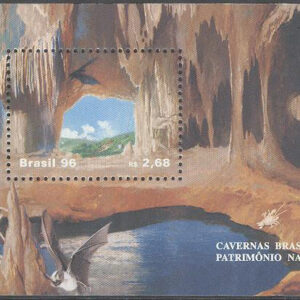 Brasilien – M BL 102 Brasilianska Grottan – National arv, Block **