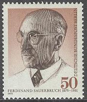 Berlin – M  492 Prof. Ferdinand Sauerbruch, kirurg, 1 kpl **
