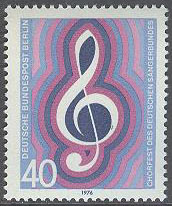 Berlin – M  522 Tyska Sångarförbundets körfest 1976 i Berlin, 1 kpl **