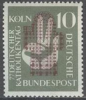 Tyskland – M  239 Tyska katolikdagen i Köln 1956, 1 kpl **