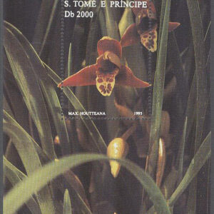 S. Tomé E Principe – M BL 321 Blommor – Orkidéer, Block **