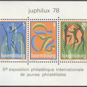Luxemburg – M BL  12 Frimärksutställningen JUPHILUX 78, block **