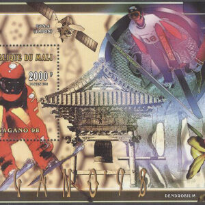 Mali – M BL  99 A OS i Nagano 1998 Störtlopp, Block **