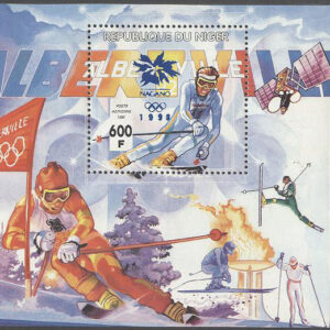 Niger – M BL  89 b OS i Nagano 1998 Alpin Skidåkning, Block **