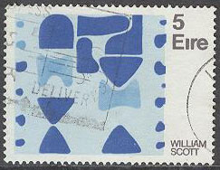 Irland – M  291 Samtida konst V – Av William Scott, 1 kpl