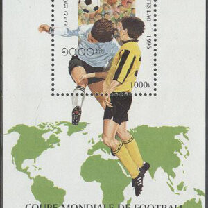 Laos – M BL 157 VM i Fotboll i Frankrike 1998 I, Block **