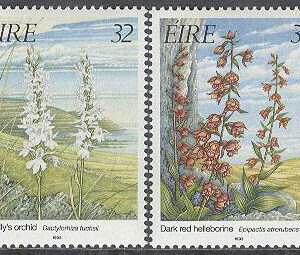 Irland – M  821-824 Blommor – Orkidéer, 4 kpl **