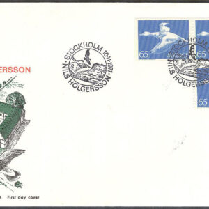 Sverige – FDC 1971-11-10 – Nils Holgersson, 3 kpl Vinjett 1