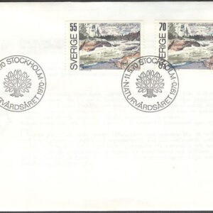 Sverige – FDC 1970-05-11 – Europeiska Naturvårdsåret 1970, 2 kpl