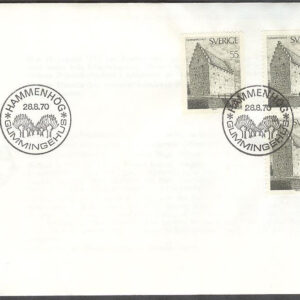Sverige – FDC 1970-08-28 – Byggnadsminnen – Glimmingehus, 3 kpl