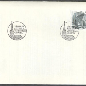 Sverige – FDC 1976-01-27 – Vindarnas Grotta, 1 kpl Litet Posthorn svart