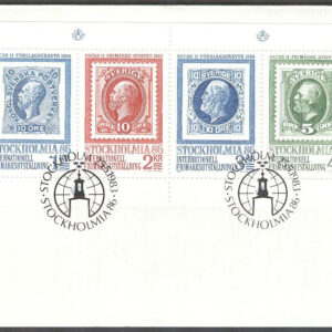 Sverige – FDC 1983-05-25 – Stockholmia 86 I, HBL kpl