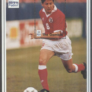 Gambia – M BL 294 EM i Fotboll i England 1996 Christophe Ohrel, Block **