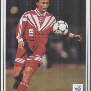 Gambia – M BL 298 EM i Fotboll i England 1996 Hami Mandirali, Block **