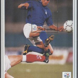 Gambia – M BL 301 EM i Fotboll i England 1996 Roberto Baggio, Block **