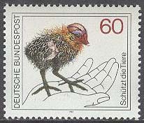 Tyskland – M 1102 Naturskydd – Sothönaunge, 1 kpl **