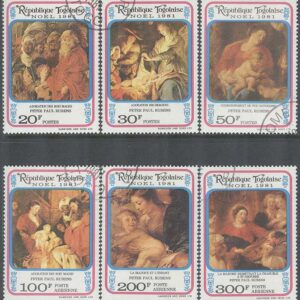 Togo – M 1565-1570 A Jul 1981 – Konst av P P Rubens, 6 kpl