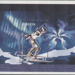 Liberia – M BL 163 OS i Nagano 1998 Skidskytte, Block **