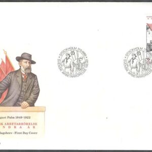 Sverige – FDC 1989-05-17 – Svensk arbetarrörelse 100 år, 1 kpl Vinjett 1