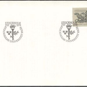 Sverige – FDC 1978-05-23 – Stockholms Universitet 100 år, 1 kpl