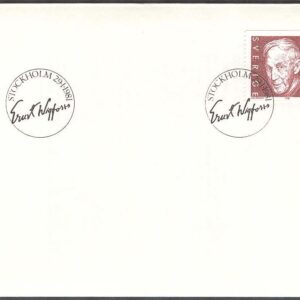 Sverige – FDC 1981-01-29 – Ernst Wigforss, 1 kpl