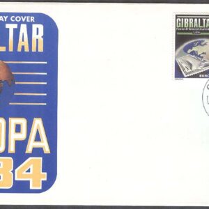 Gibraltar – FDC 1984-03-06 – Europa CEPT 1984 Post & Tele, 2 kpl