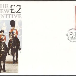 Isle of Man – FDC 1990-02-14 – Drottning Elisabeth II på Häst, 1 kpl