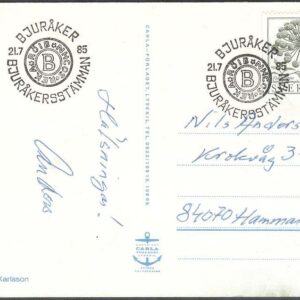 Bjuråker 21/7-85 Bjuråkersstämman