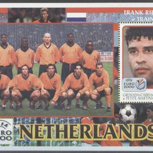 Grenada Grenadines – M BL 492 EM i Fotboll i Belgien & Holland 2000, Block **