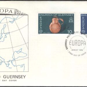 Guernsey – FDC 1976-05-29 – Europa CEPT 1976 Hantverk, 2 kpl