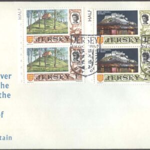 Jersey – FDC 1969-10-01 – Motiv från Jersey, 3 st par