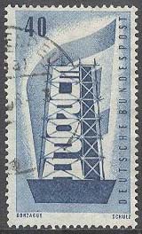 Tyskland – M  242 Europa CEPT 1956, märke