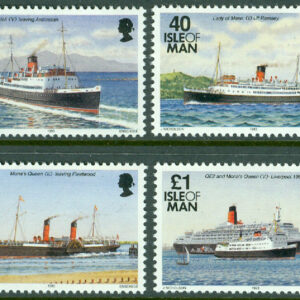 Isle of Man – M  560-563 I Fartyg bl.a. Mona’s Queen II, 4 kpl **