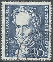 Tyskland – M  309 Alexander Freiherr von Humboldt – Naturforskare & geograf, 1 kpl