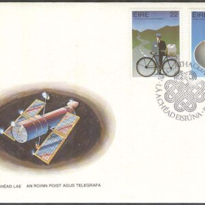 Irland – FDC 1983-09-15 – Värlskomunikationsåret – Cykel & Parabol, 2 kpl