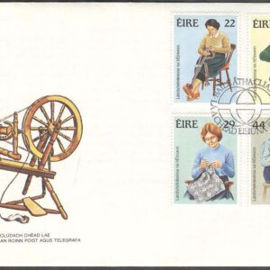 Irland – FDC 1983-10-13 – Irländskt Konsthantverk, 4 kpl