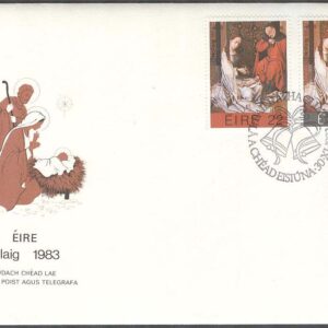 Irland – FDC 1983-11-30 – Jul 1983 – Konst – Den Heliga Familjen, 2 kpl